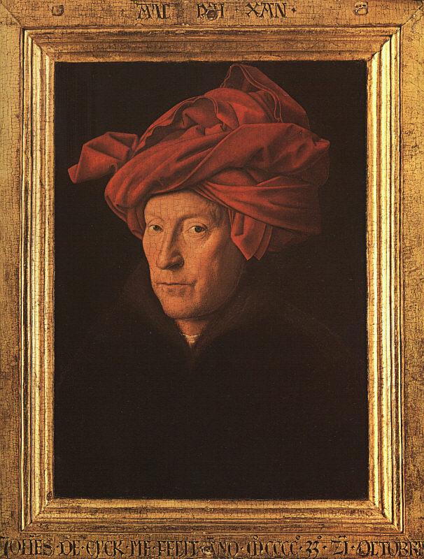 Jan Van Eyck A Man in a Turban   3 china oil painting image